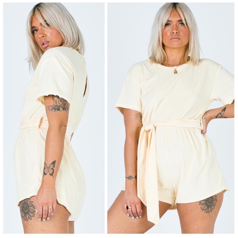 PRINCESS POLLY Calan Playsuit Yellow